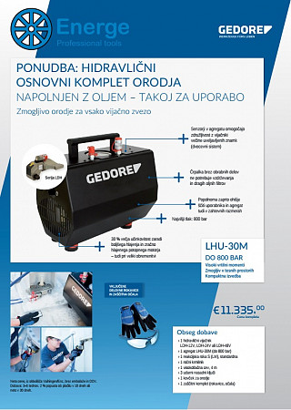 Promocija hidravlični multiplikator LDH