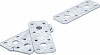 Povezovalna ploščica jeklo 100 x 35 x 2 mm 4 kos