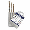 Set 3 udarnih svedrov SDS-plus X-TREME
