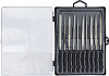 Set diamantnih pil | ravne | 140 x 3 mm | 10 kosov