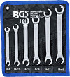 Set dvojnih obročnih ključev odprti tip 8 x 9 do 18 x 19 mm 