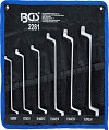 Set dvojnih obročnih ključev z E glavami offset E6 do E24 6 