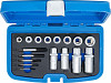 Set izvlečnih nastavkov za vijake in čepke 17 kosov