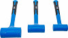 Set kladiv proti odboju (mehka glava)  Ø 47 / 55 / 65 mm - 4