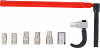 Set ključev za matice pipe 8 kosov
