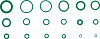 Set O-ringov Ø 3 - 22 mm 225 kos