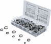 Set objemk iz nerjavečega jekla Ø 5,8 - 21 mm 170 kosov