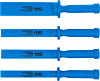 Set plastičnih strgalnikov 19 - 22 - 25 - 38 mm široki 4 kos