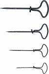 Set polžev 2,5 – 5 mm 4 kosi