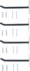 Set stenskih kljuk za platišča 250mm 4 kos