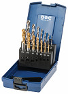 Set strojnih navojnih svedrov HSSE-TiN - 7 kos