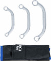 Set ukrivljenih obročnih ključev 10 × 13 – 17 × 19 mm 3 kos.