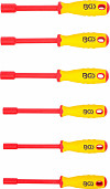 Set VDE natičnih izvijačev 6-kotni 5.5-12 mm 6kos