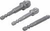 Set zamik adapterjev za vrtalnik 6.3 mm 1/4 pogon 3 kos
