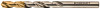 Sveder z TiN konico DIN 338 HSS-G Titanium prevleka Tip N-TP