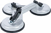 Trojna gumijasta prisesalka (aluminij) Ø 115 mm