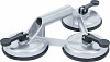 Trojna gumijasta prisesalka (aluminij) Ø 115 mm