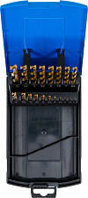 Twist Drill Set HSS titanijev nitrid 1 - 10 mm 19 kosov