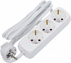 Večvtičnica 3 izhodi dolžina kabla 1,4 m 3 x 1,5 mm² IP 20