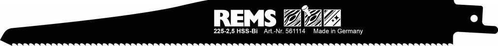 Žagini listi 2,5 HSS-BI za demontažo oken Rems