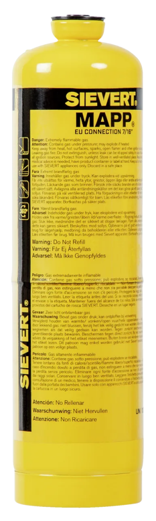 Kartuša MAPP 2400°C 400g Sievert