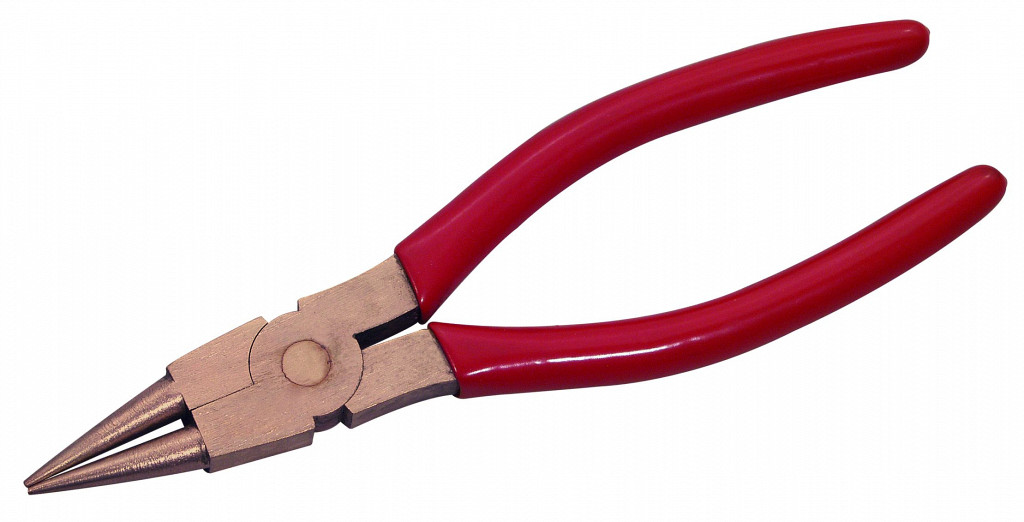 Koničaste klešče z okroglimi čeljustmi