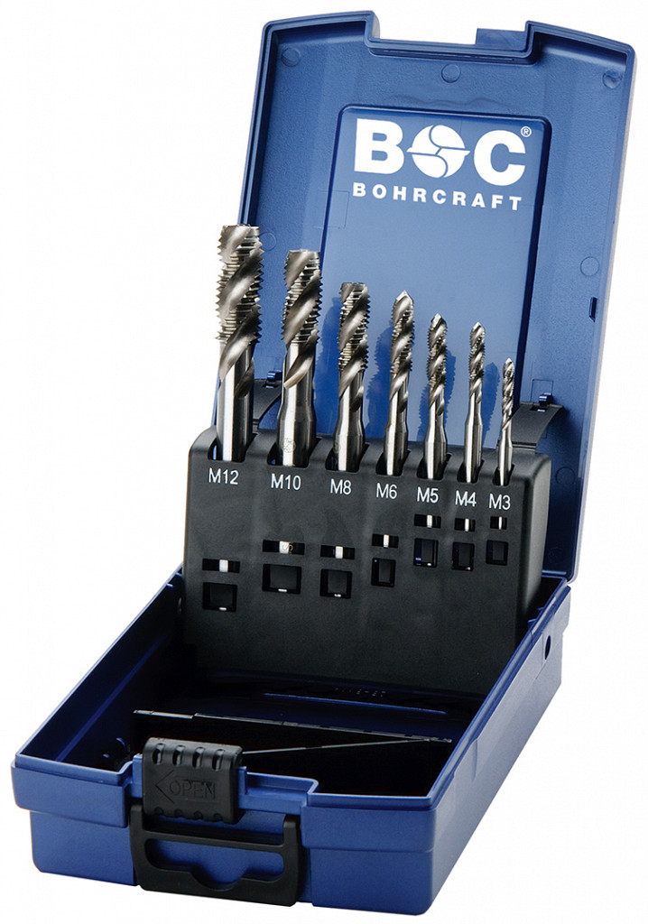 Set 7 navojnih svedrov DIN 371 HSS-G • M, oblika C/35° RSP v