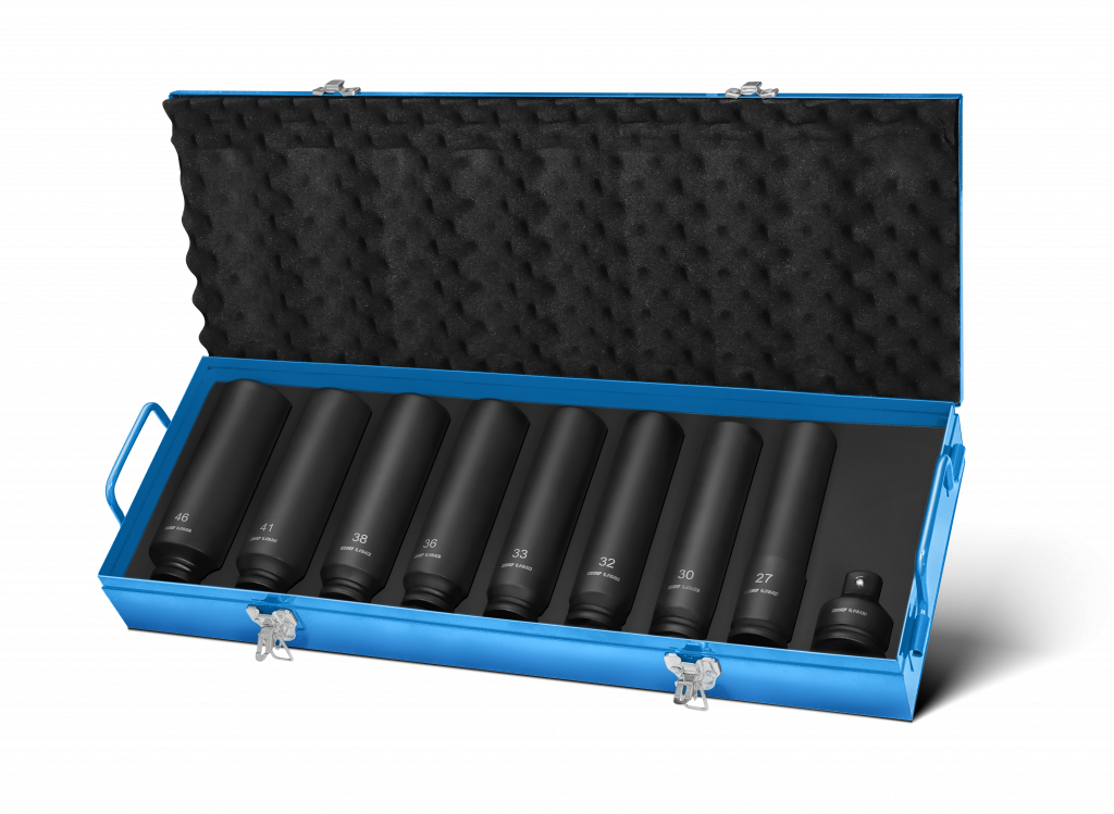 Set dolgih udarnih nastavkov 3/4