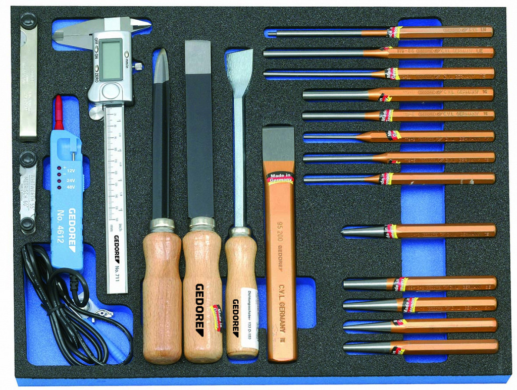Set orodja v 2/4 CT modulu za orodje, 22 kosov