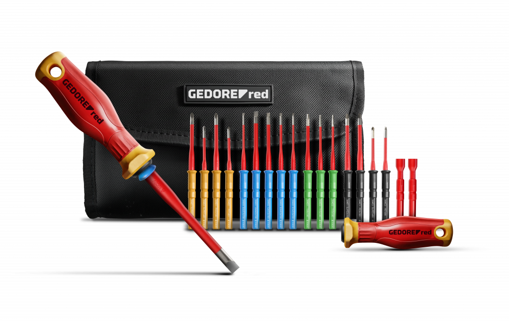 Set VDE preciznih izvijačev u menljivo konico 20 kos