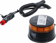 Akumulatorska vrteča opozorilna luč z magnetom 12 V/24 V Ø 1