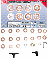 Bakreni obročki za injektorje 551 kosov
