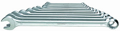 Combination spanner set extra long 12 pcs 10-32 mm