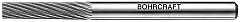 Karbidni roto rezkarji oblike A cilindrični (ZYA) brez čelne