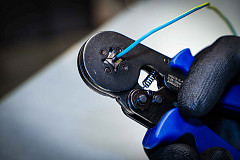 Klešče za kabelske kontakte 0,25 - 10 mm² s kompletom kabels