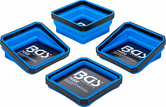 Komplet magnetnih posod silikon zložljive 115 x 115 x 50 mm 