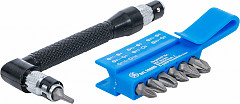 Kotni izvijač s 7 dvojnimi biti 6,3 mm (1/4