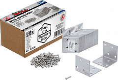 Kotni spojnik inox 40 x 40 x 40 mm ekonomično pakiranje 25 k