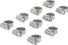 Objemke nerjaveče 10kos.