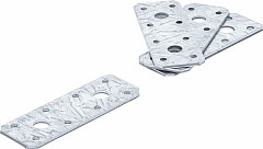 Povezovalna ploščica jeklo 100 x 35 x 2 mm 4 kos