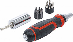 Precizen set bitov / multi nasadnih ključev z dvosmerno ragl