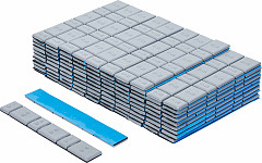 Set 45g uteži za cenriranje gum 100 kos