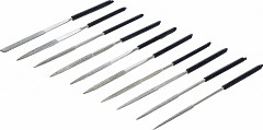 Set diamantnih pil | ravne | 140 x 3 mm | 10 kosov