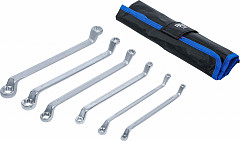 Set dvojnih obročnih ključev z E glavami offset E6 do E24 6 