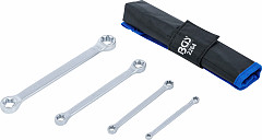 Set dvojnih obročnih ključev z E glavami E6 x E8 do E20 x E2