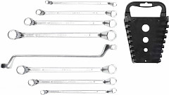 Set dvojnih obročnih ključev zamaknjeni 6 x 7 do 20 x 22 mm 