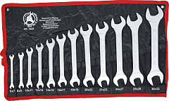 Set dvojnih viličastih ključev 6 x 7 do 30 x 32 mm 12 kos