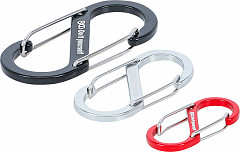 Set dvojnih vponk aluminij 3 kos