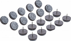 Set filc podlog z žebljičkom Ø 24 mm 20 kos