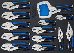 Set grip klešč v peni